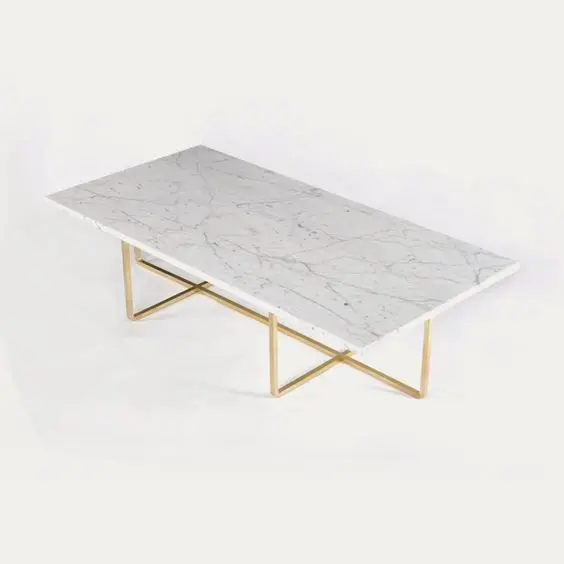 NANWEI Современная Гостиная Роскошный стол из натурального камня для 6