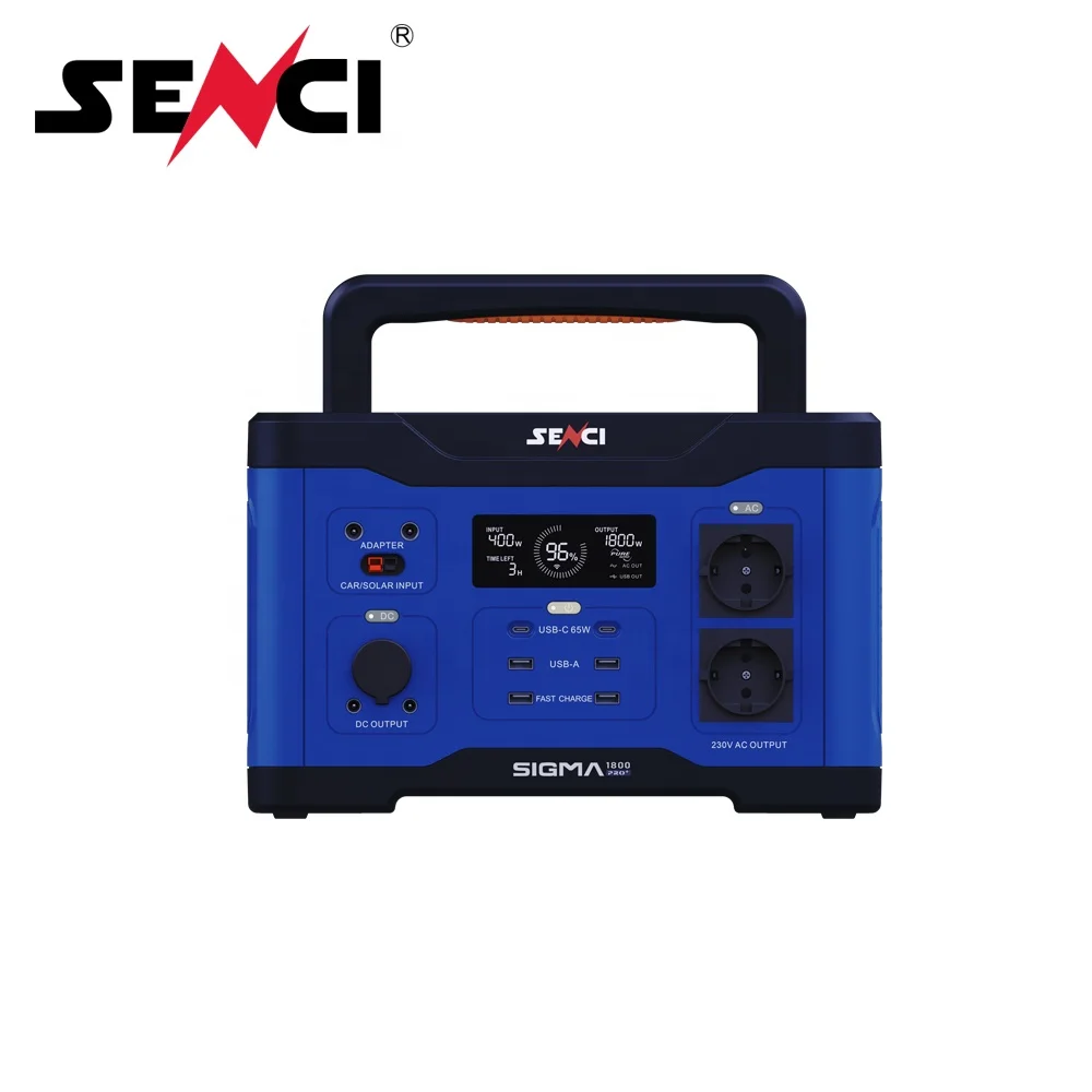 SENCI 1800W 3600W ups 12v type c power backup for gaming laptops wifi backup and portable power supply ups