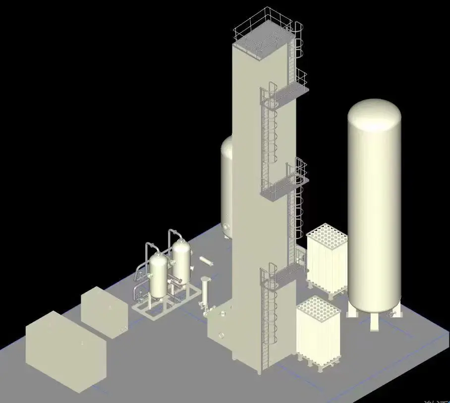 China high purity 600ncbm/h & 900ncbm/h cryogenic nitrogen plant machinery