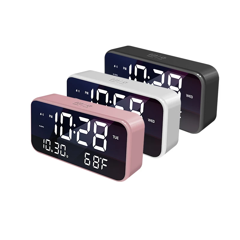 2022 High Quality Smart Digital Calendar Temperature Home Decoration Digital Alarm Clock