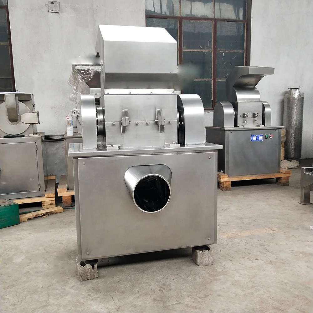 cassava roots herb leaves Chinese medicine coarse rough crusher grinder crushing grinding machine