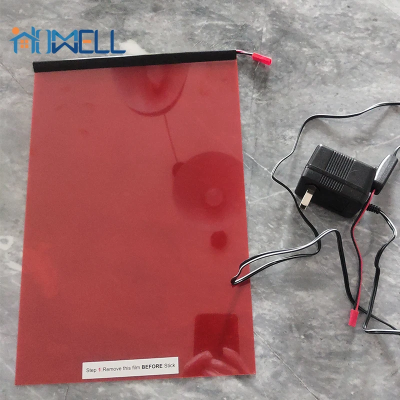 Электрохромная оконная пленка/умная стеклянная пленка с самоклеящейся поверхностью