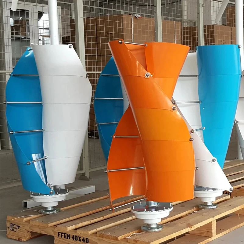 Tulip Type Small Wind Generator 400W 800W 1kw Vertical Axis Wind Turbine