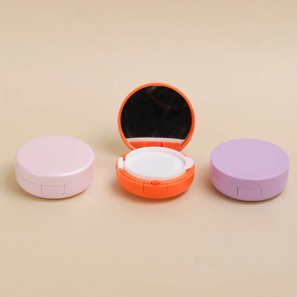 High Quality Empty Face Makeup Liquid Case Air Cushion Case Plastic Foundation Cases BB Cream Cushion Container With Mirror