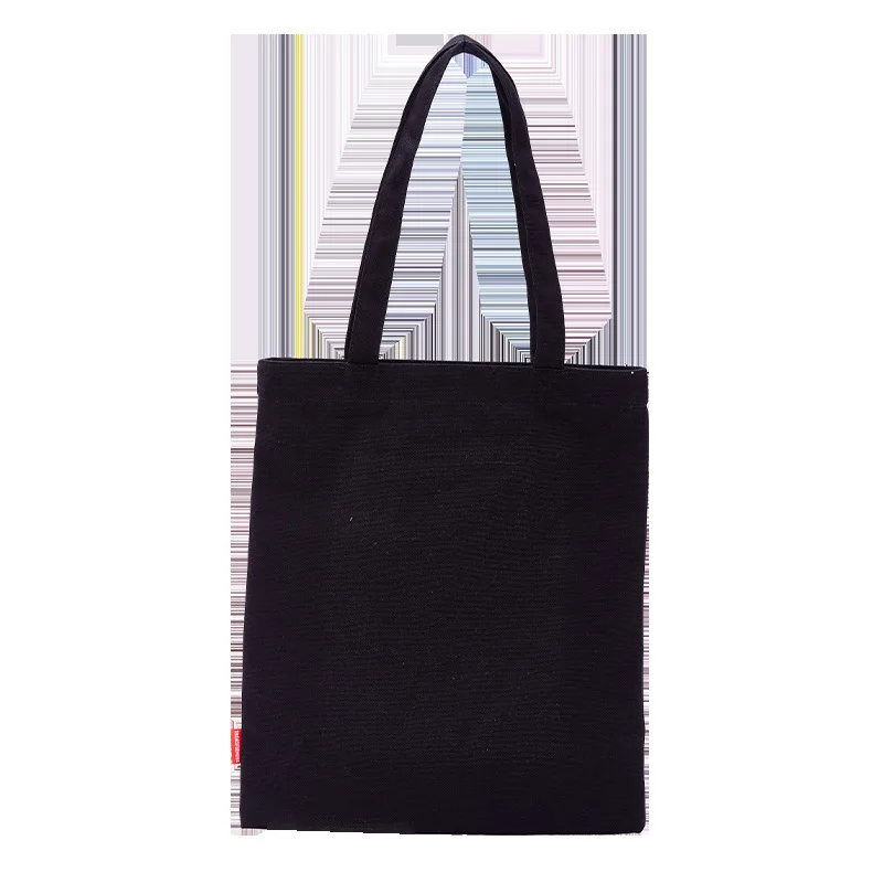 
Custom canvas hand bag for female can love Mickey Mouse one - shoulder handheld shopping bag students cartoon Donald Duck 