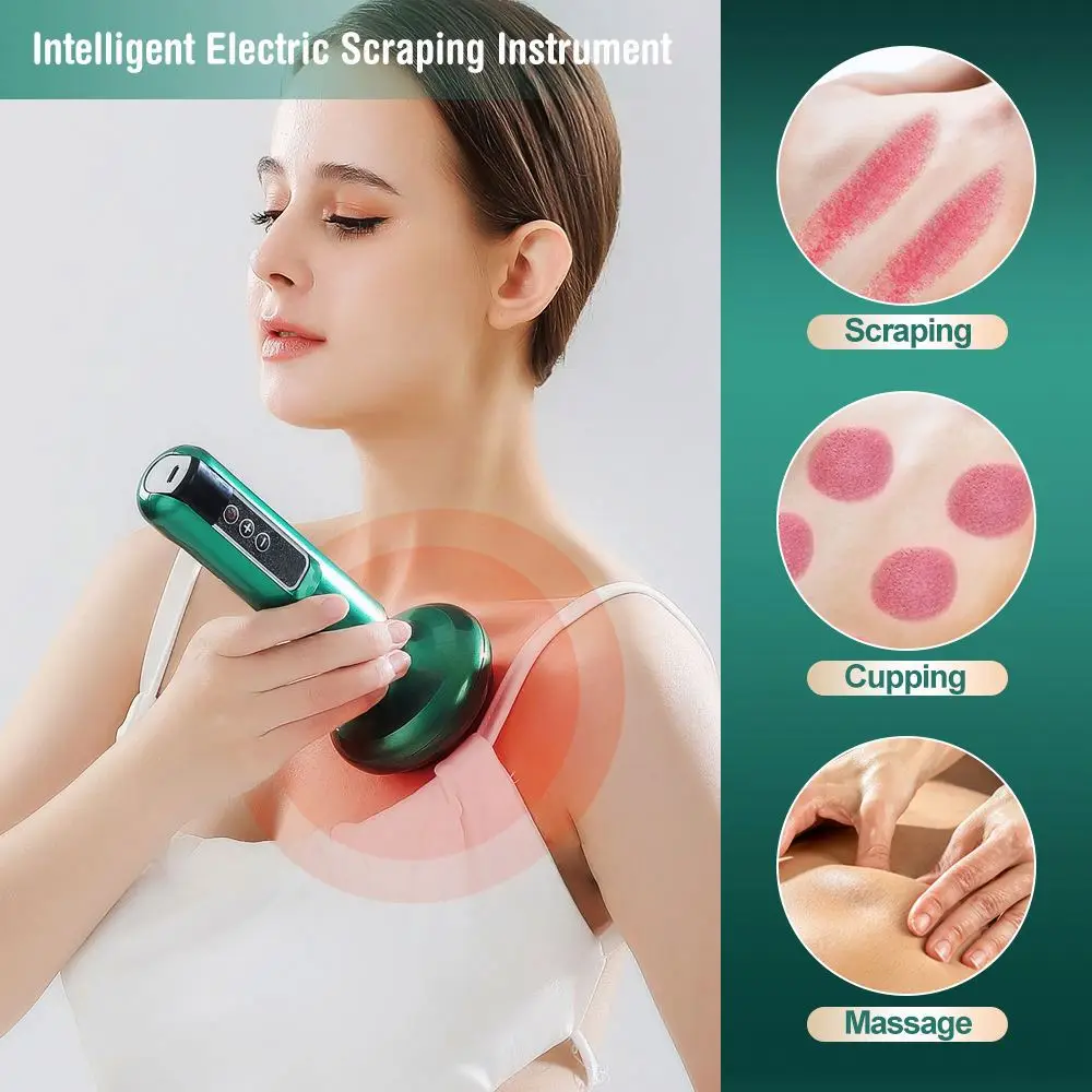 Electric Cupping Machine Device Massager Cups Smart Glass Therapy Cupping Cups Sets Vaccum Electric Cupping Therapy