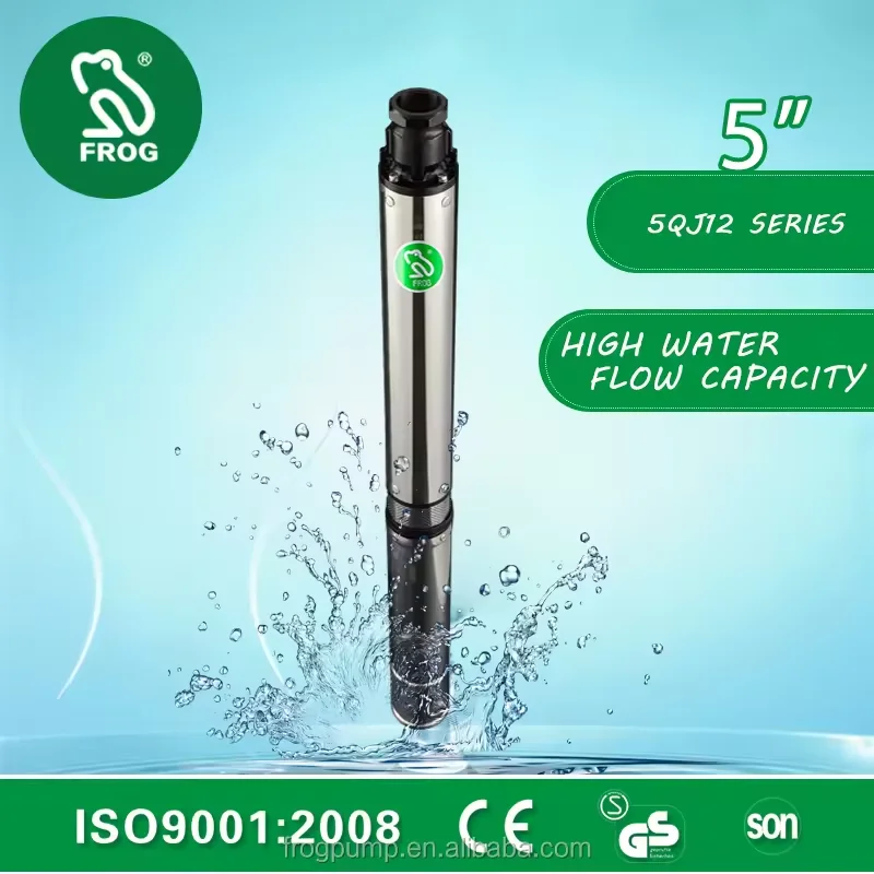 Frog Manufacturer wholesale submersible pumps 2024 Best Sell 5 inch China No1 deep well pump high quality
