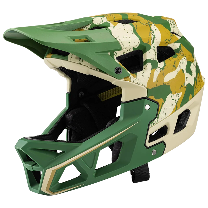 Adjustable Outdoor Protective Sports Adult Custom Downhill MTB Bike Helmet Safety Full Face Helmet For Enduro All-mountain Trail