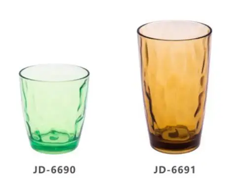 Premium Unbreakable plastic Drinking Glasses Plastic Tumblers Dishwasher Safe BPA Free Acrylic Juice Glasses Highball Glasses