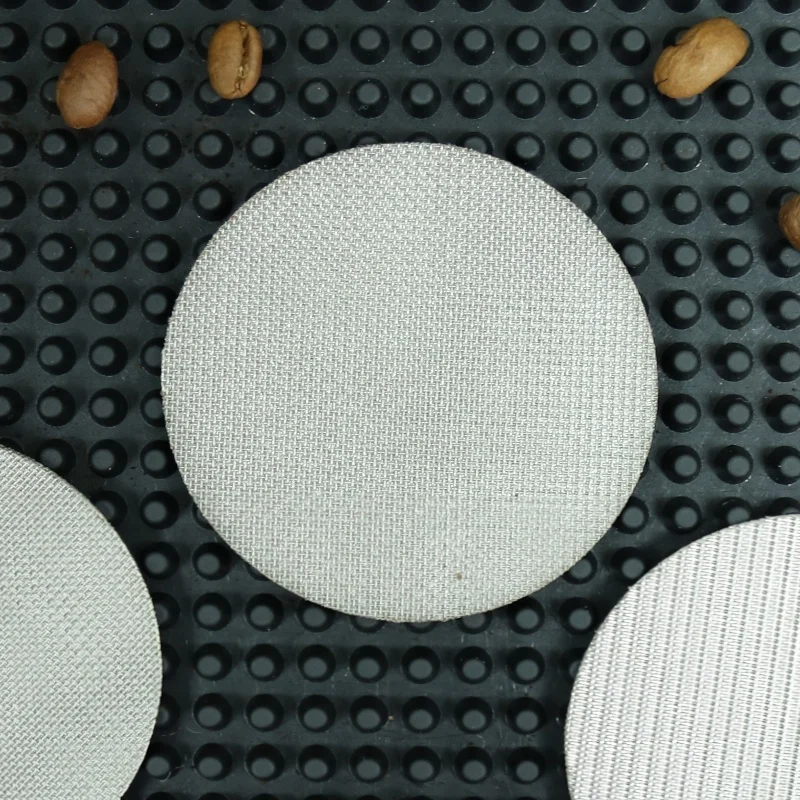 Espresso Machine Barista Tools Reusable 51Mm 53Mm 58Mm Accessories Sintered Coffee Filter Disc Stainless Steel Puck Screen