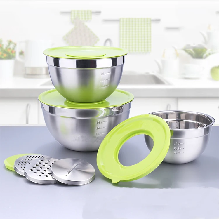 Kitchen Accessories Stainless Steel Big Fruit Mixing Salad Bowl /Stainless Steel Serving Bowls