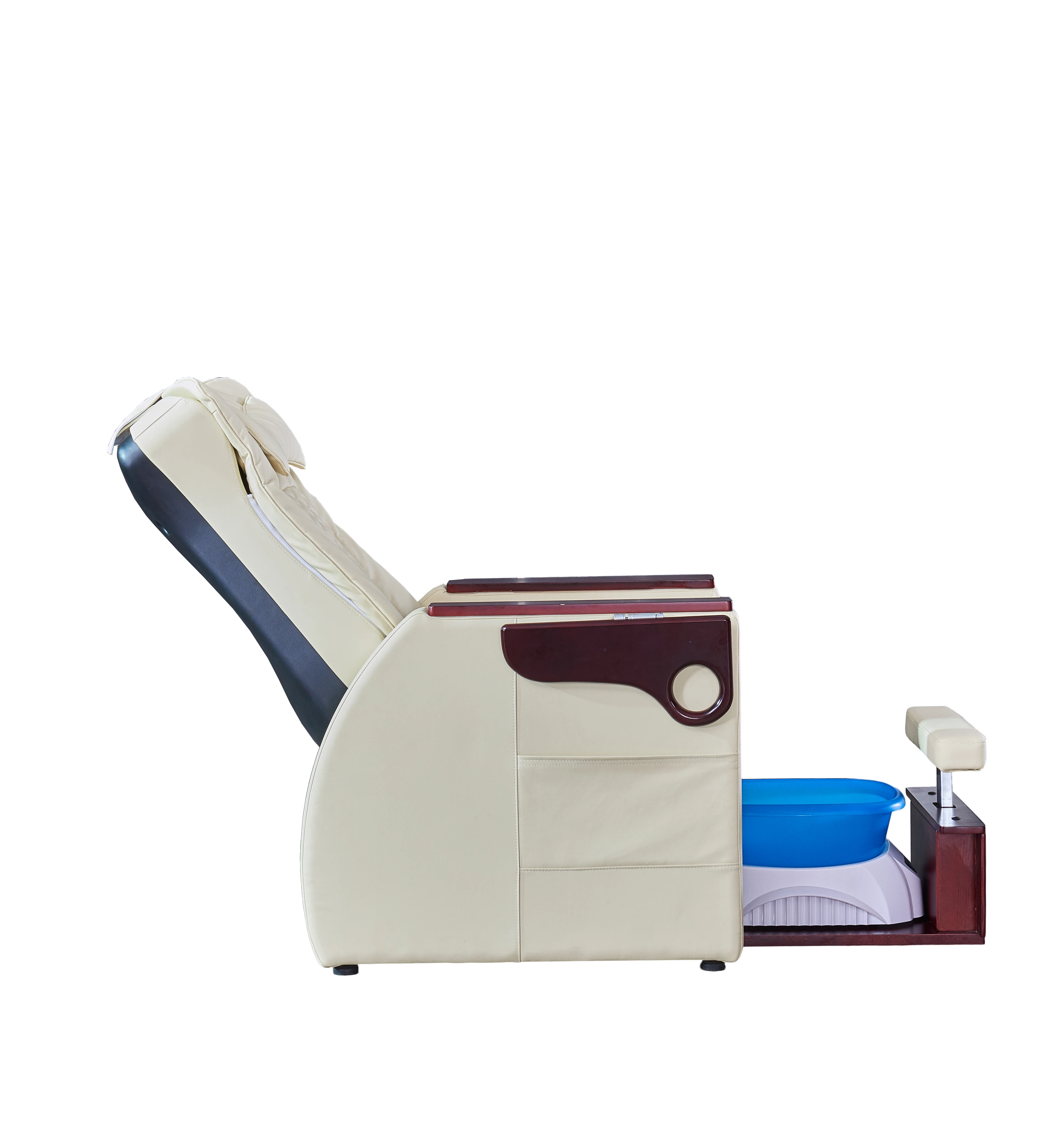 1 Motors wooden type beauty salon electric leisure foot message chair SPA reclining manicure pedicure chairs