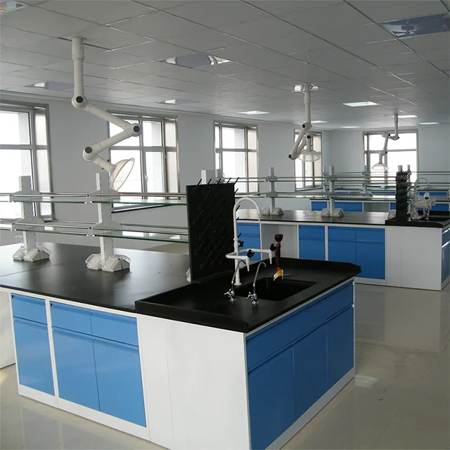 Good Price Corrosion Resistant Steel And Wood Lab Central Bench,school lab furniture student chemistry lab bench