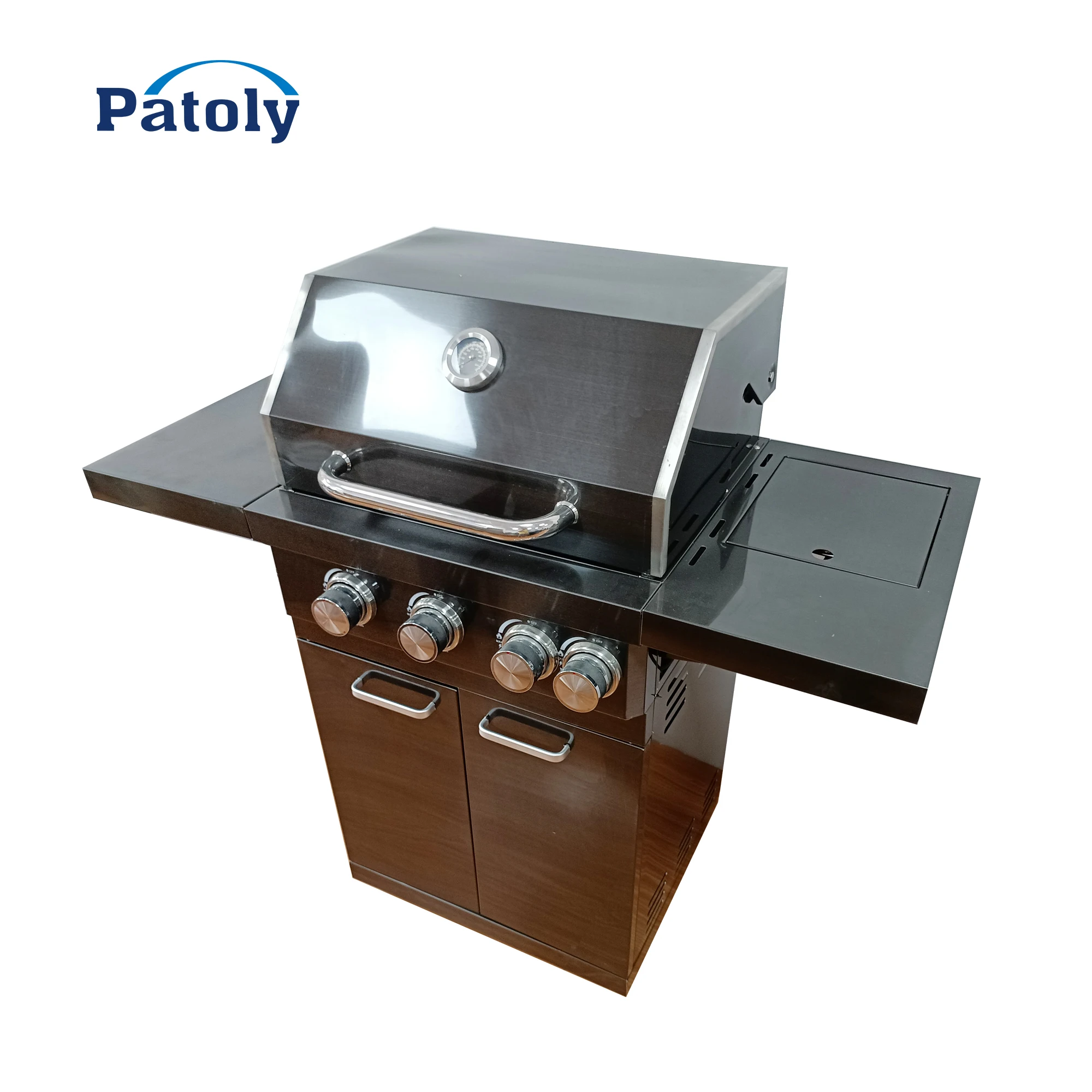 Modern  Modular 304 Stainless Steel BBQ Manufacturer Storage Free Standing Barbecue Outdoor Kitchen Cabinet with Gas Grill