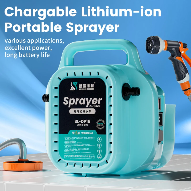 Portable 12v powerful motor irrigation car washing sprayers