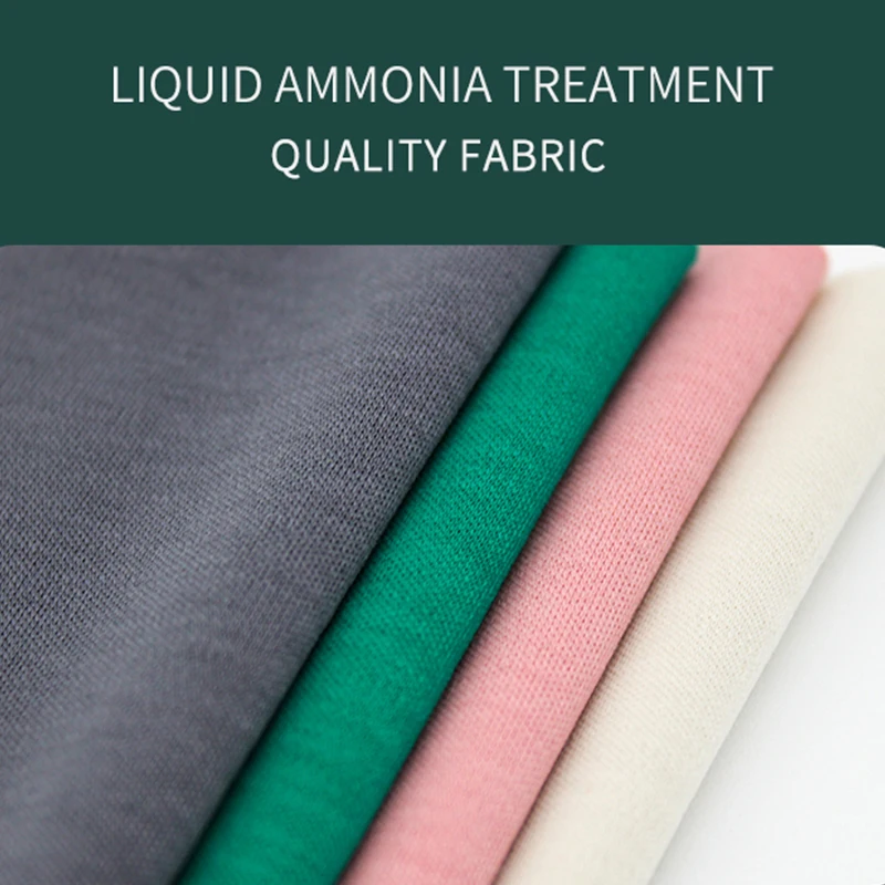 Factory wholesale 100% pure cotton stock lot liquid ammonia soft fabric for garment