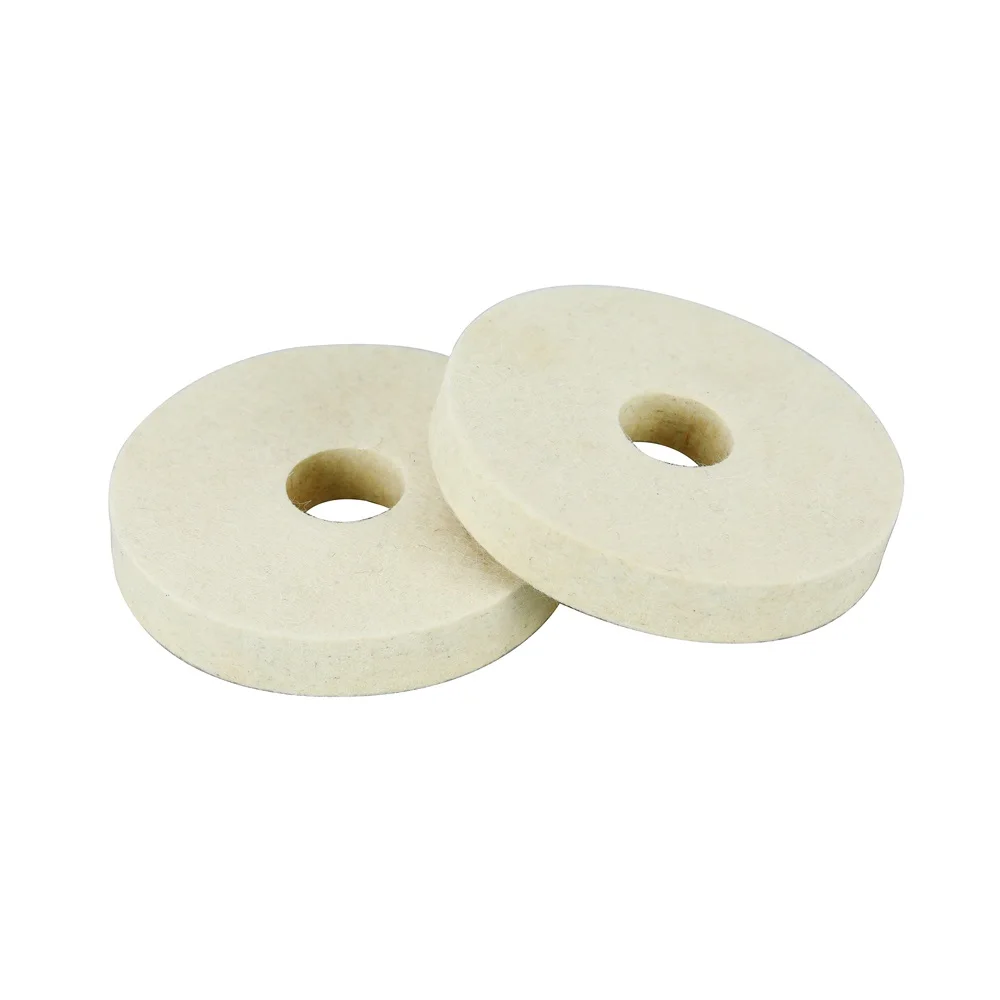 8 Inch 25 thick  Wool Felt Disc Wool Buffing Wheel Felt Polishing Wheel  with Arbor