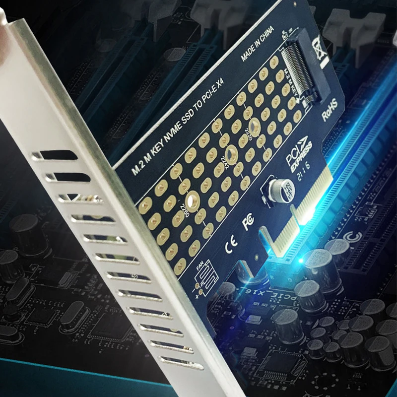 Easily upgrade M.2 NVMe SSD PCIe Adapter to M2 NVme SSD Add on card for M.2 SSD to PCIe slot