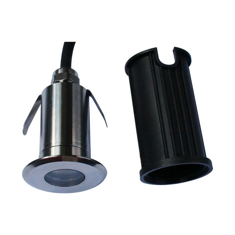 316L Stainless Steel 24V 3W Recessed IP68 Waterproof Led Underwater Lighting