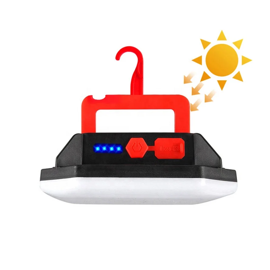 LED Rechargeable Portable Camping Lantern Emergency Solar Charging UFO Solar Light