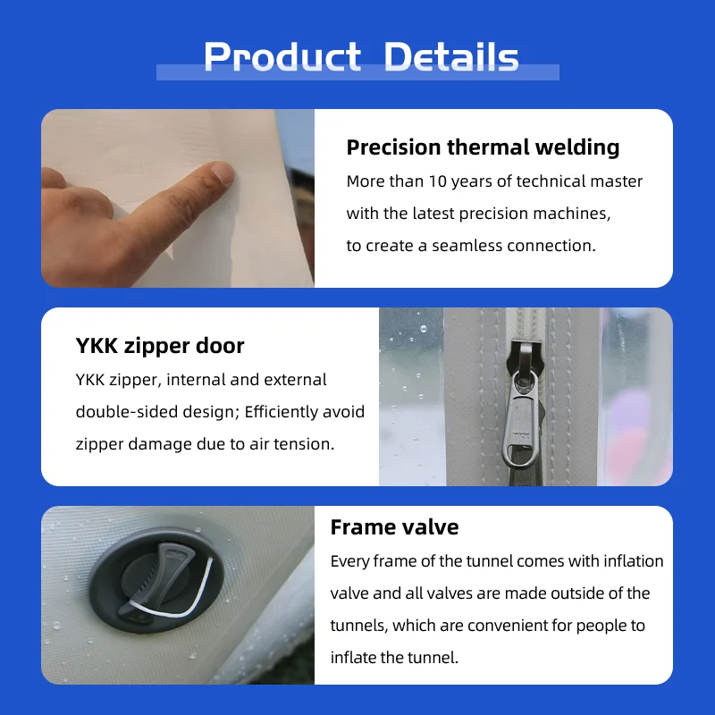 AOYU Inflatable Bubble House Single Ball Clear Hotel Room Igloo Tent With Balloon For Kids Play