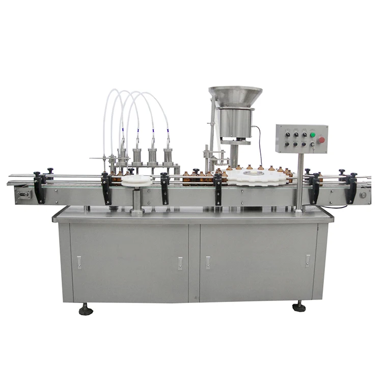 High Quality Vial Pharmaceutical Medical Glass Bottle Filling Sealing Labeling Machine Equipment