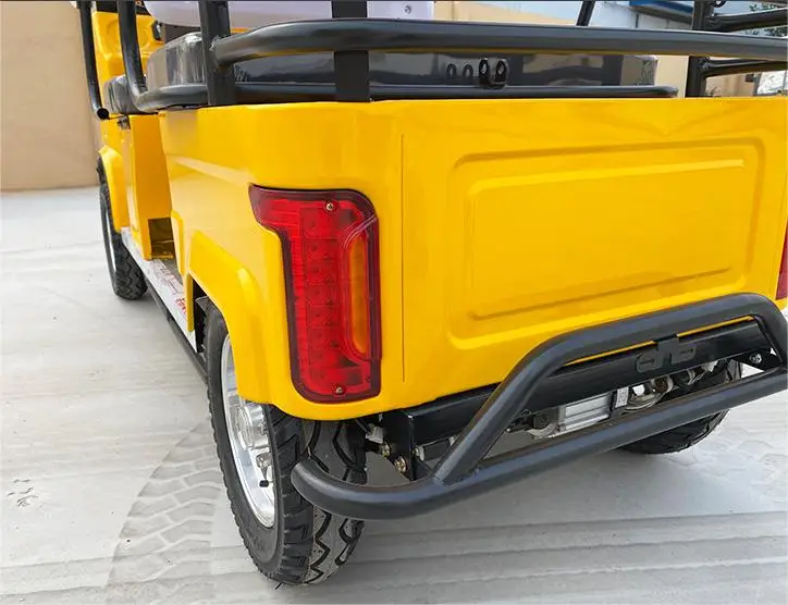 Customized Amusement Park Essential Mini Sightseeing Car 2/4/6-seater Electric Cartoon Patrol Car Low-speed Safety