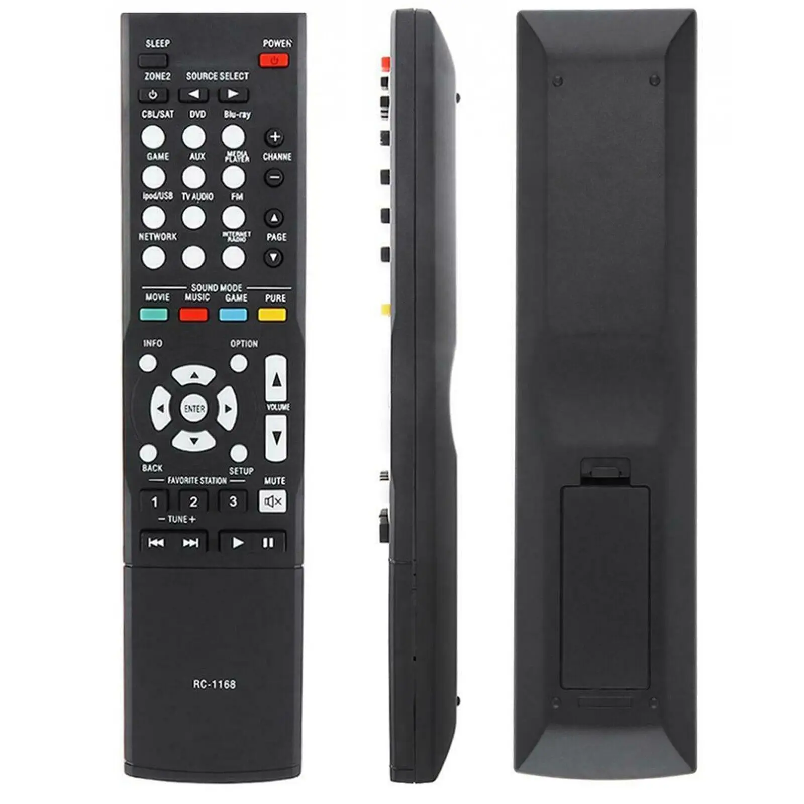 Manufacturer New RC-1168 Replace Remote Control Fit For Denon AV Receiver AVR-1713 AVR-1613