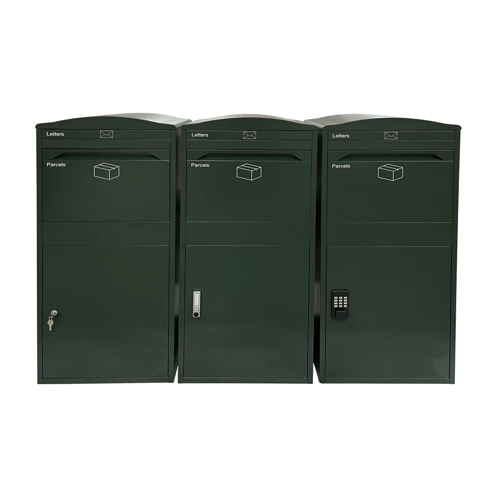 JDY High Quality Smart Parcel Box Large Curved Top Front Access Parcel Drop Box