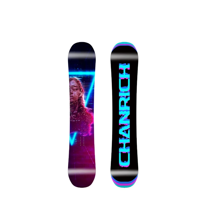 Custom printed well sell snowboard winter outdoor equipment longboard wooden core for adult use wholesale price