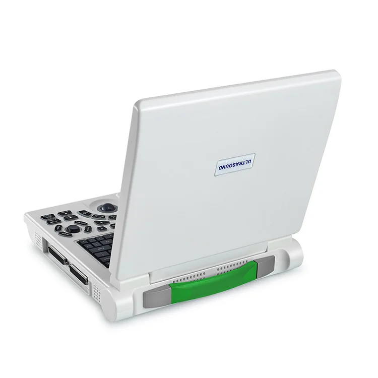 Black and white Laptop with Convex Array Probe China Portable Ultrasound Machine