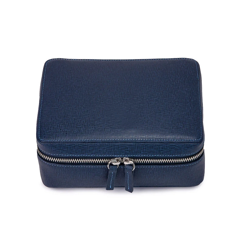 High quality custom zipper perfume bags leather essential oil bottles storage case leather perfume case