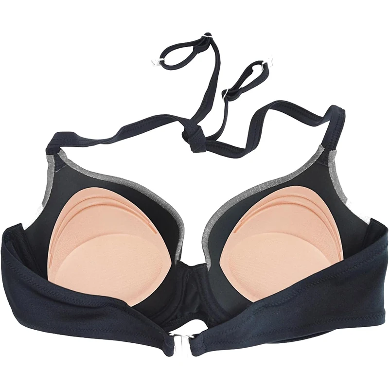 Fabric adhesive sponge bra pad lift soft liquid gel breast enhancer silicone push up insert bra pads