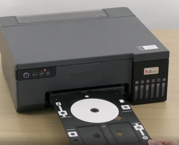 Hot sale six color XP600 head WIFI A4  automatic Desktop PVC ID card UV sublimation transfer inkjet printer for EP L805/L8058