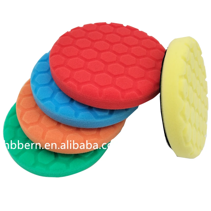 6 Inches Automotive Polish Berets Foam Polishing Pads DA Car Polishing Sponge Buffing Waxing RO/DA