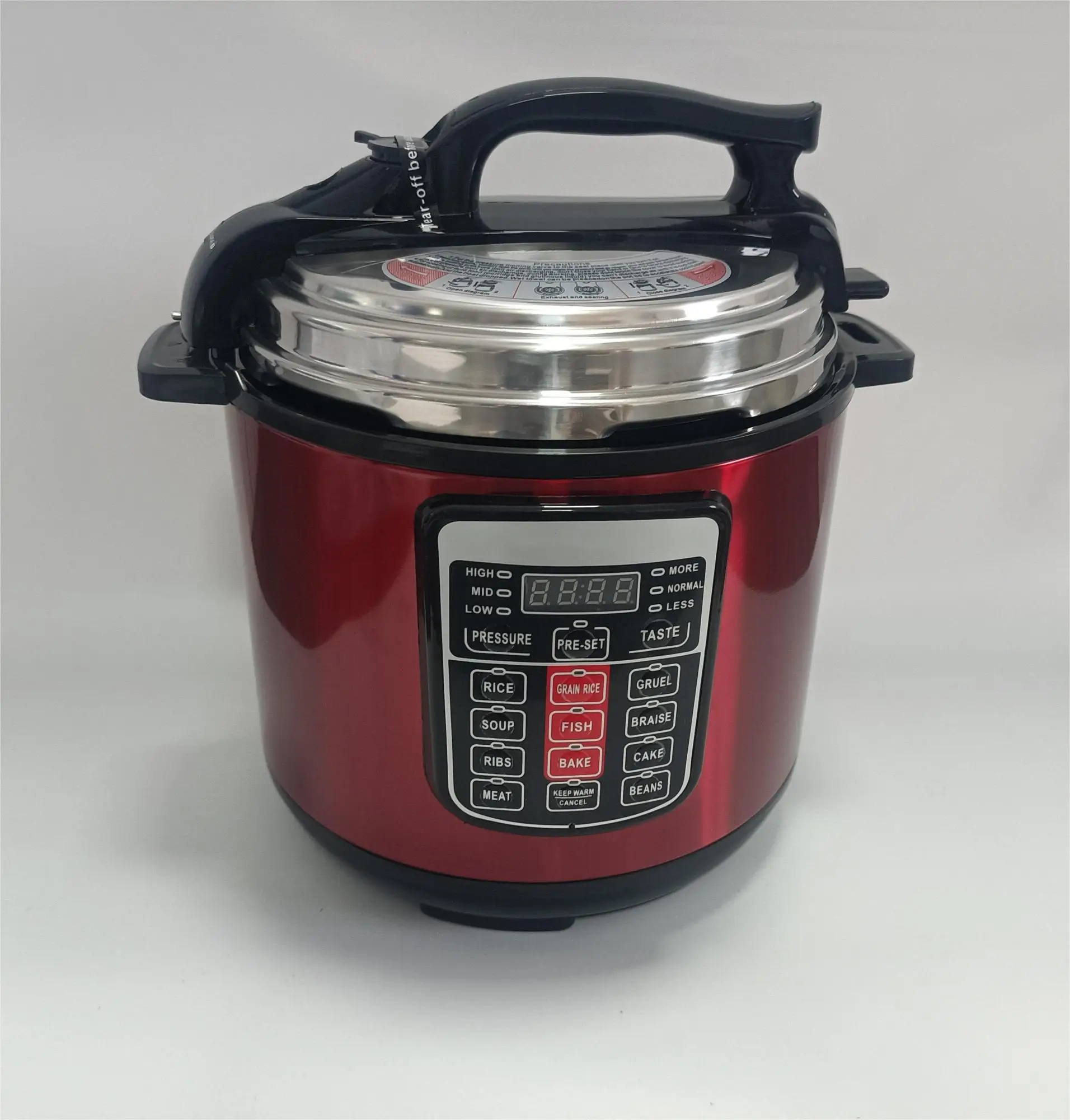 okicook itop Quality olla electrica pressure cooker with a aluminium inner pot 6l new electric pressure cooker color shell
