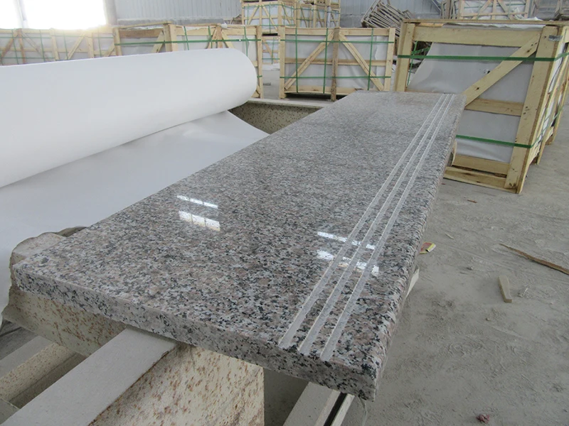 Cheap Price Granite Stair Lotus Brown Granite Stair Step And Riser