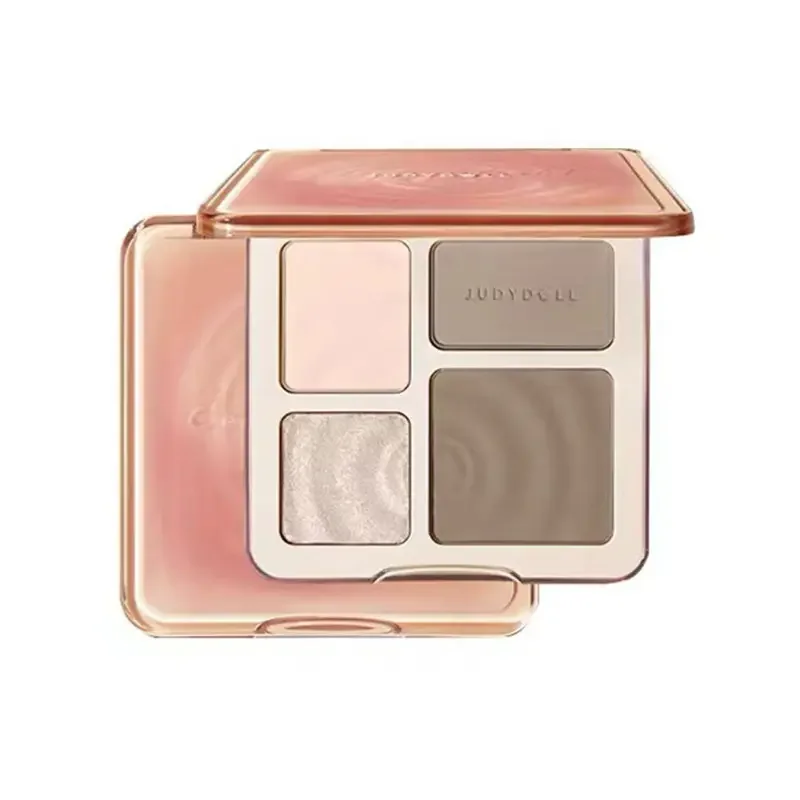 Judydoll highlighter Palette contour artistic multi-role makeup tray 4 colors highlighter powder highlighting