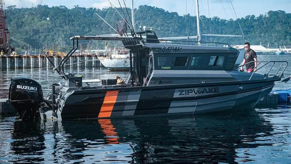 Gospel boat 25ft 7.5m high speed aluminum cabin fishing boat with motor for sale in Australia