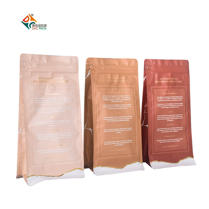 
Printing Eco Friendly Ziplock Coffee Bag With One Way Valve 