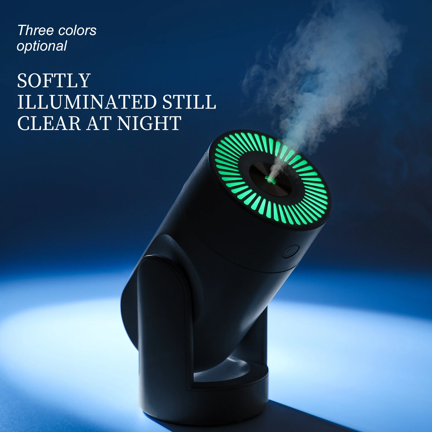 New item adjustable Aroma Essential Oil Diffuser Car Usb Air Humidifier Mini 300ml h2o Spray Mist humidifier With colorful light