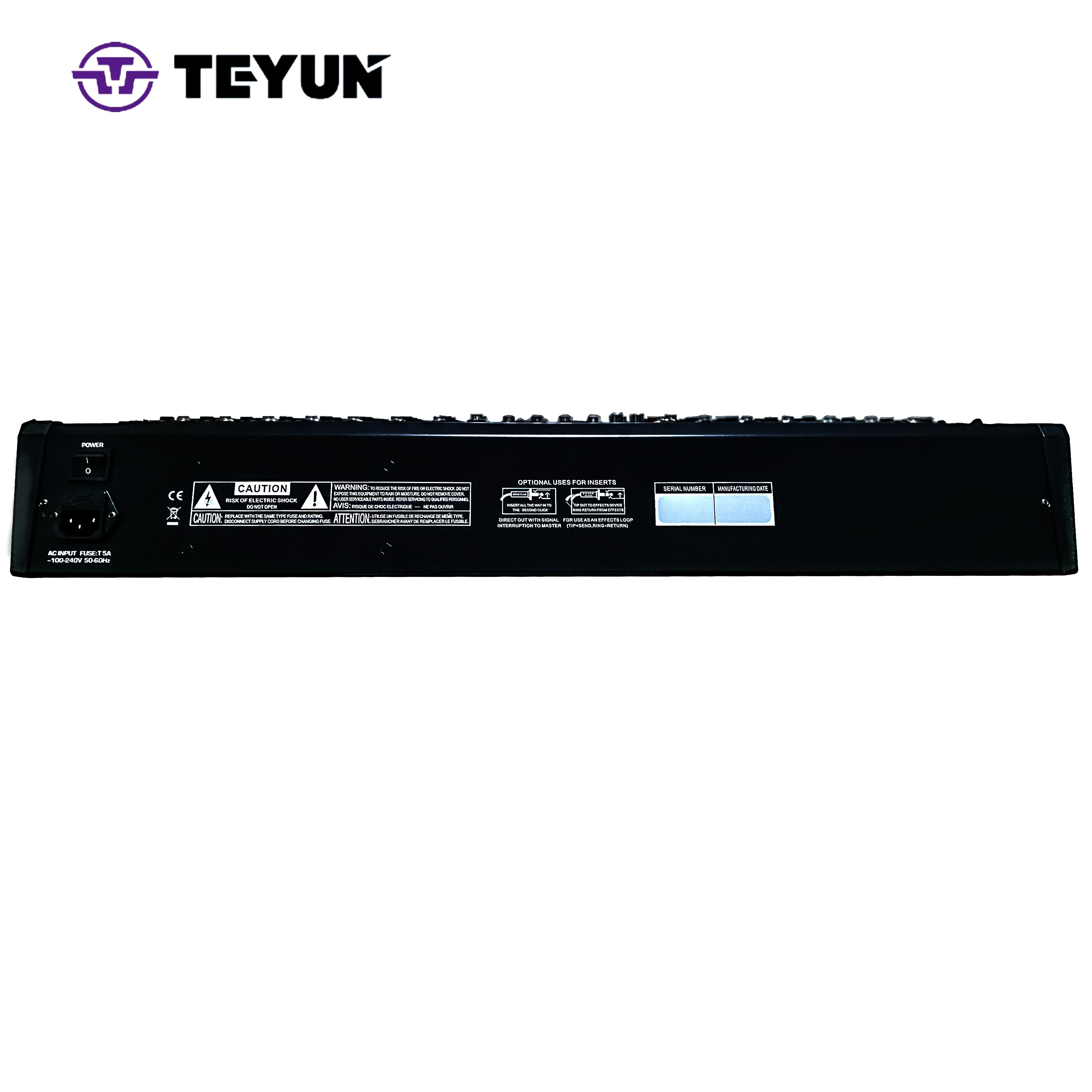 TEYUN 8 Channel Digital Mixer integrated Machine PF8 Professional High Sound Console Microphone Audio Equipment