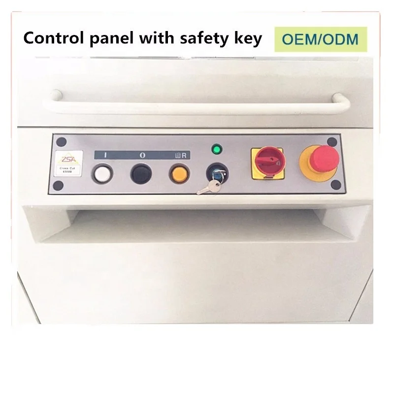 Electricity Power Paper, CD, staple, Card Shredding cross cut heavy duty industrial paper shredder machine for sale