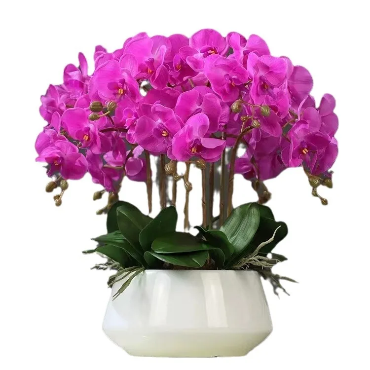 Hot Sale Artificial Flower Customized Wholesale Artificial Orchids Factory Direct Flower