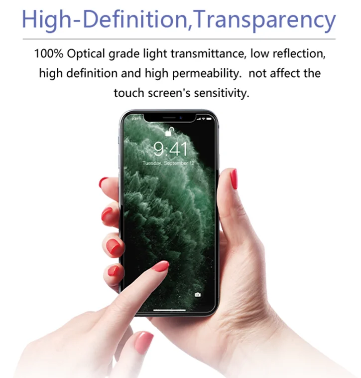 Amazon Hot 2 pack Screen Protector Smartphone Anti Scratch 2.5D Tempered Glass Screen Protector Film For iPhone 13 Pro/12/11/XS