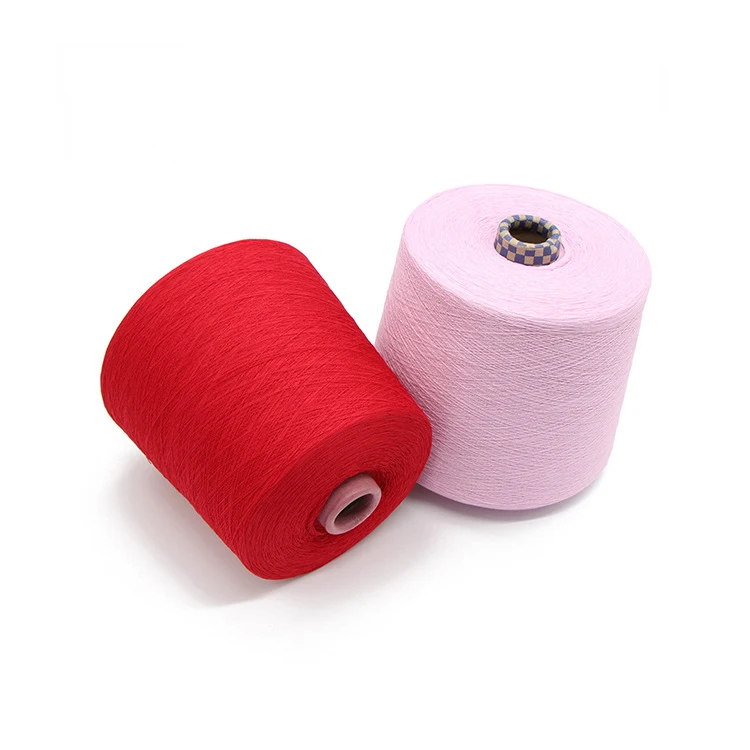 
Anti-Pilling Spring And Summer Yarn 24Nm/1 High Twist Imitations Linen Yarn Stock <img data-src=