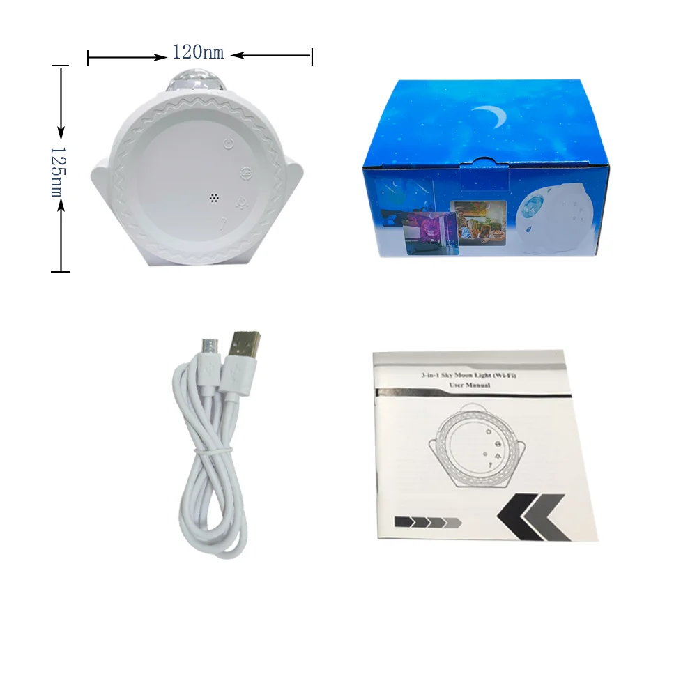 star light WiFi smart control Tuya laser star moon indoor and outdoor atmosphere star light projector