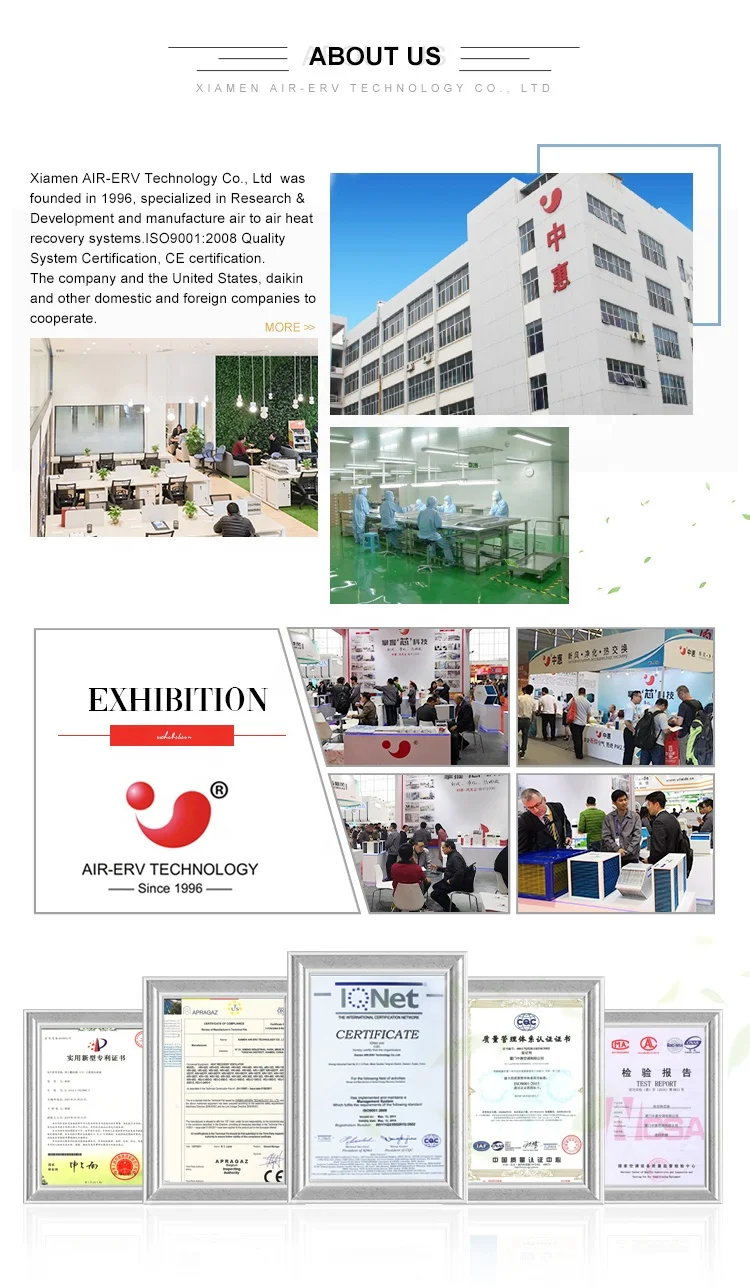 air to air conditioning floor heating home ventilation air handling unit