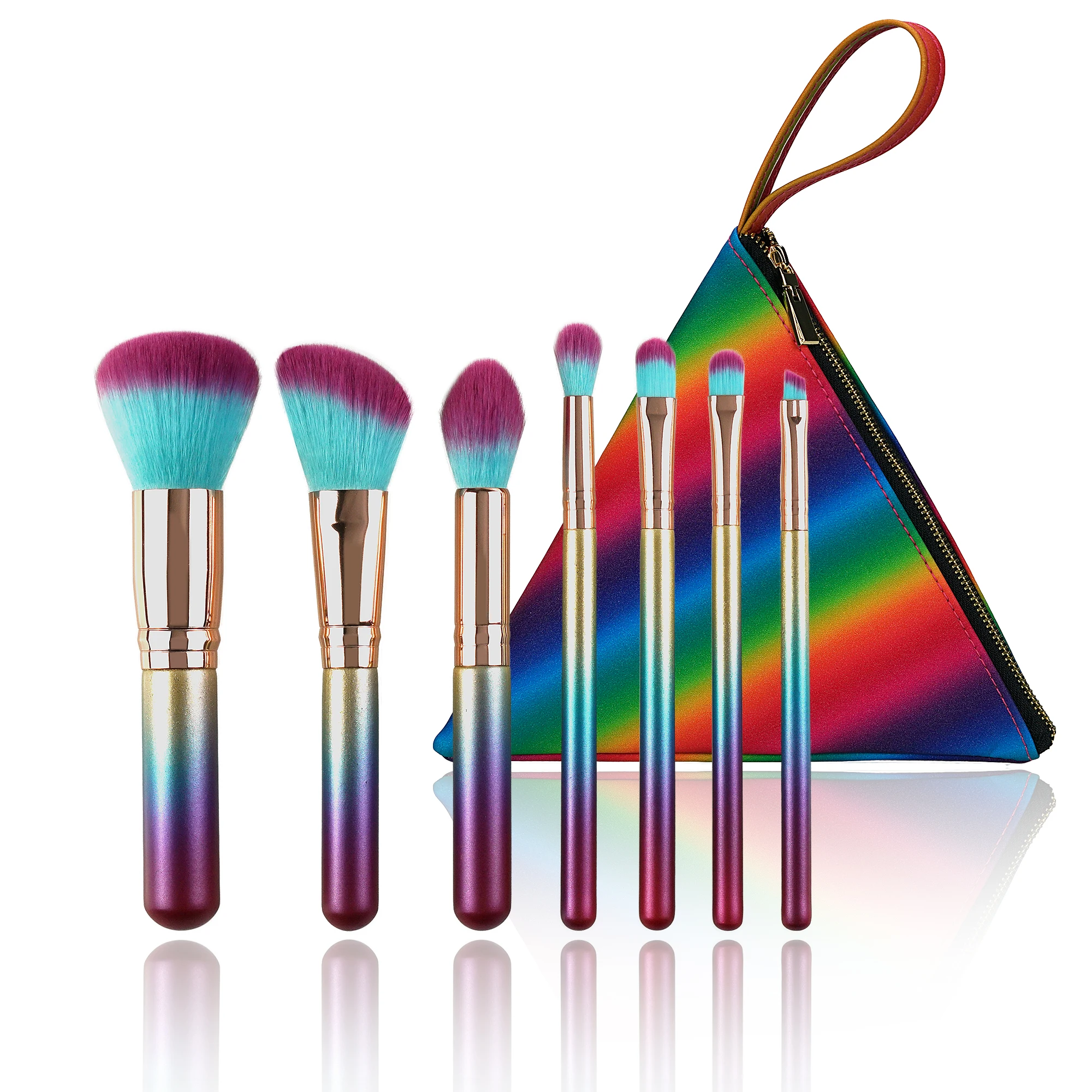 10 лет кисти фабрика тени для век кисти для лица макияж профессиональный пользовательский с чехлом