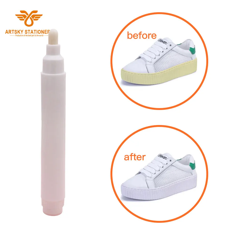 Ручка для кроссовок, маркер средней подошвы премиум-класса, средний маркер-очиститель средней подошвы-получите усиление желтения, средней белой подошвы